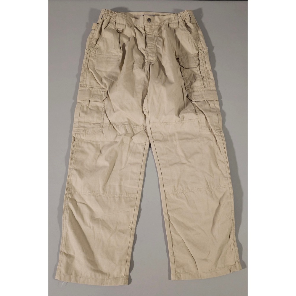 5.11 Tactical Cargo Pants Mens 34x30 Khaki Tan Ripstop Multi-Pocket 74273-162